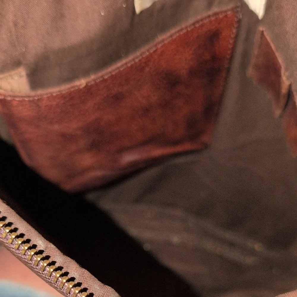 Scully Dark Brown Leather Messenger Bag